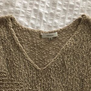 Talula/Aritzia Asymmetric Knitted Sweater